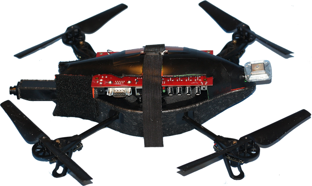 Image of drone
          from the top